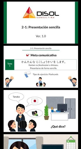 Aprende Japonés con Disol Screen 3
