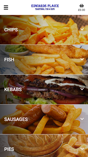 Android application Edwards Plaice Fish and Chips screenshort