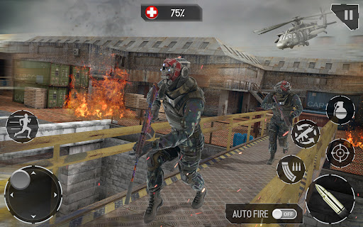 Real Commando Fire Ops Mission: Offline FPS Games screenshots 1
