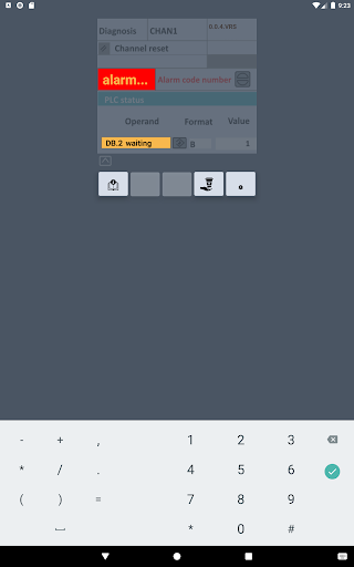 Alarms Calculator 840D