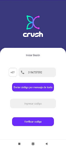 Crush App Screen 2
