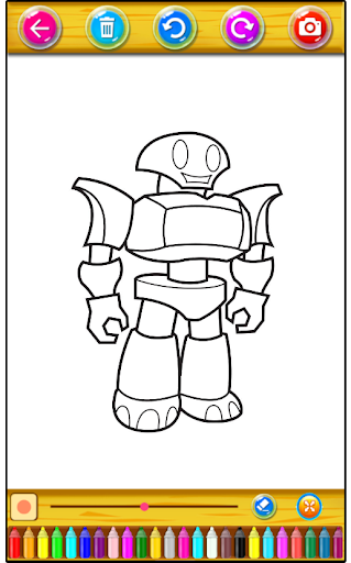 Robot Coloring Book - US