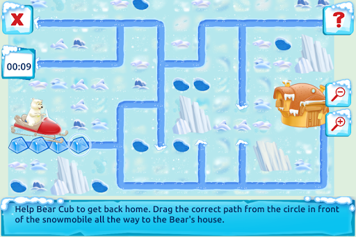 Polar Bear Cub - Fairy Tale with Games Free screenshots 5