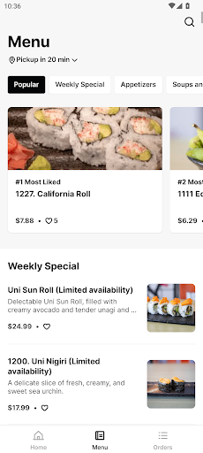 Yama Sushi - San Francisco Screen 2