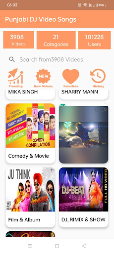 Android application Punjabi Song DJ, Punjabi Video screenshort