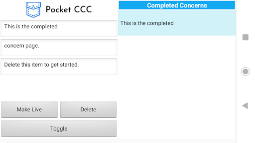 Pocket CCC Screen 2