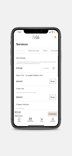 Blu Booking Screen 3