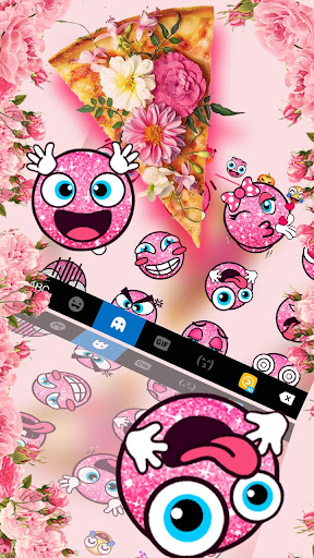 Tasty Floral Pizza Keyboard Th Screen 3