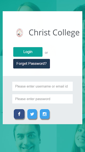 Android application Christ College Pune screenshort