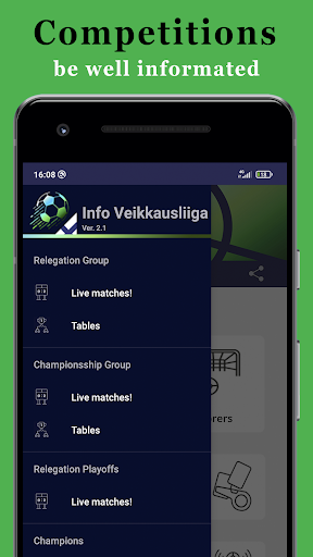 Android application Football Finland screenshort