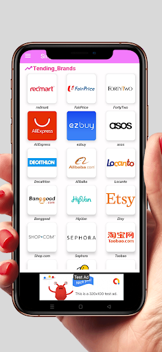 Android application Online Shopping Singapore screenshort