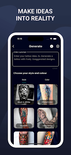 Tattoo AI - Design Your Ink Screen 3