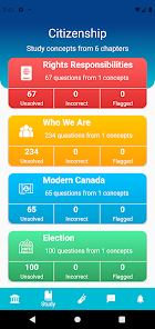 Canada Citizenship: Test 2.1.1 APK + Mod (Unlimited money) untuk android