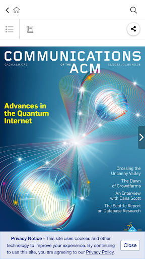 Android application CACM screenshort