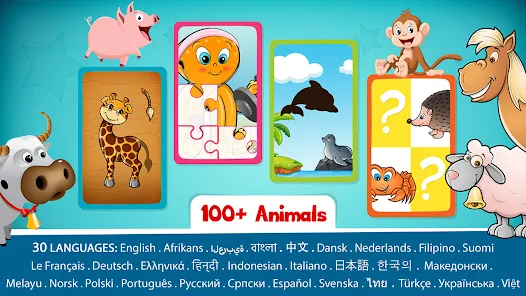 Animaux puzzles pour enfants – Applications sur Google Play