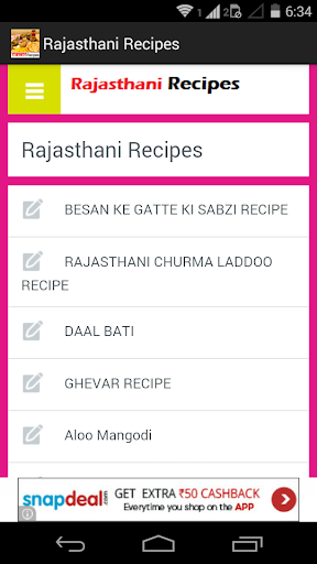 Rajasthani Recipes