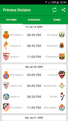 Spanish League Fixturesのおすすめ画像4