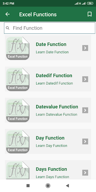 Captura 5 Full Excel Course, Excel Tutorial (Offline) android