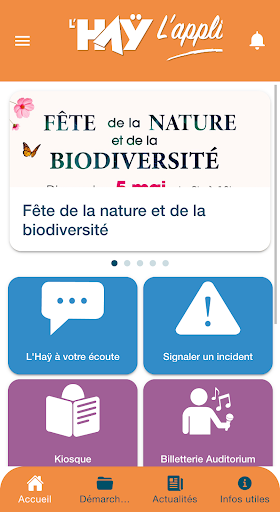 Android application L'Haÿ l'appli screenshort
