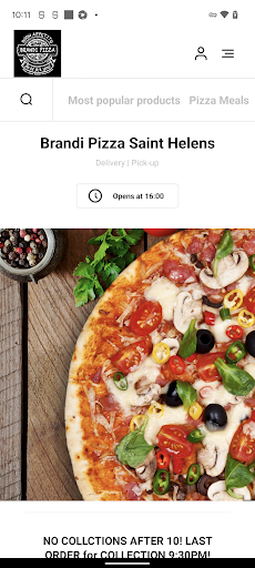 Android application Brandi Pizza Saint Helens screenshort