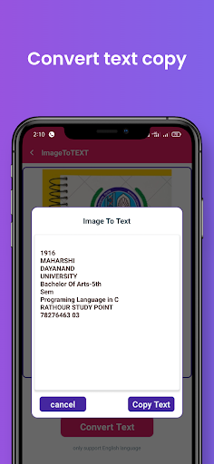 image to text﻿ - pic to text Screen 3