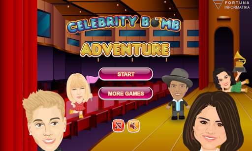 Android application Celebrity Bomb Adventure screenshort