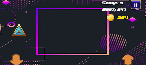 Android application Shape Dodger - Arcade Game screenshort