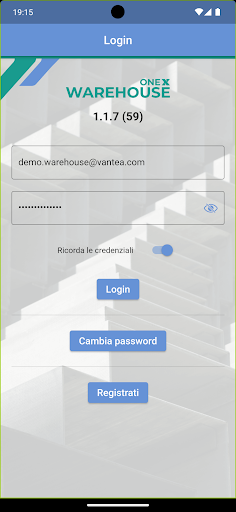 Android application SuiteX Warehouse screenshort