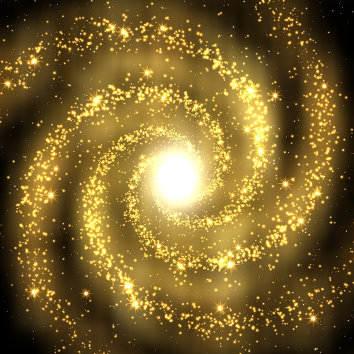 Golden Galaxy 3D LWP 1.01 Icon