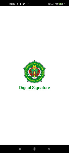 Android application Digital Sign UNJANI screenshort