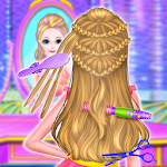 Cover Image of Скачать Салон плетеных причесок - Игры для волос  APK