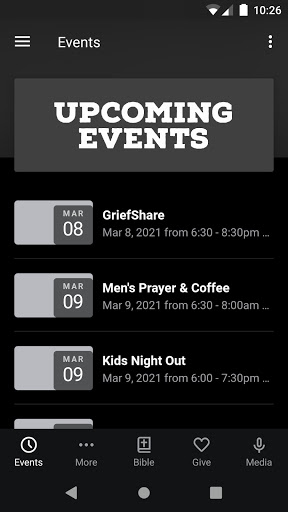 Android application Crossroads Church screenshort