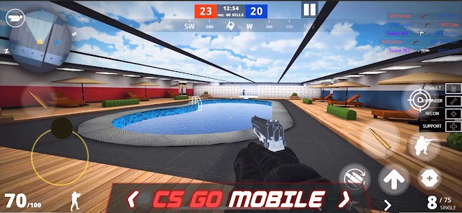 Epic Battle MOD APK: CS GO Mobile Game (Unlimited Bullet) 6