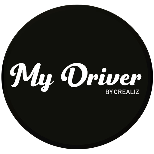 My driver by Crealiz logo