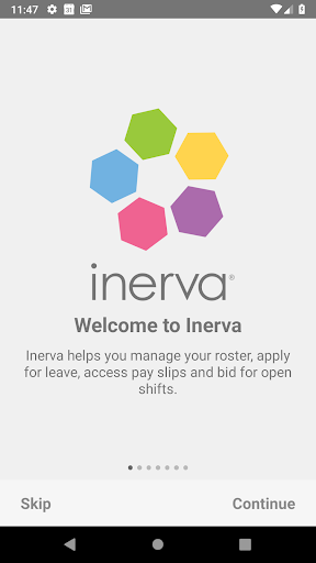 Android application inerva screenshort