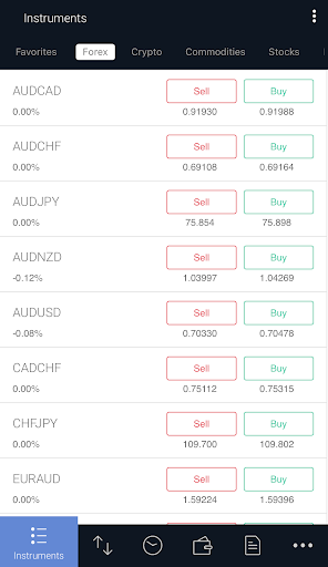Android application TradeMarkets screenshort