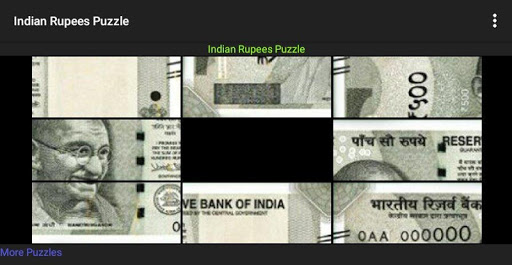 Indian Rupees Jigsaw Puzzle