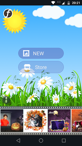 Android application Summer Photo Frames screenshort