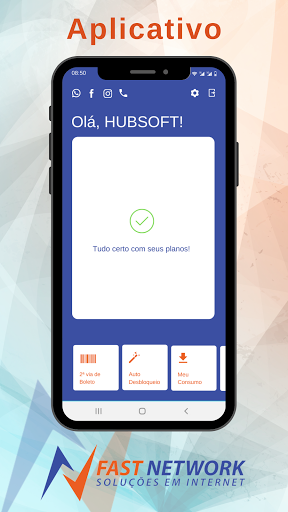 Android application FAST NETWORK screenshort