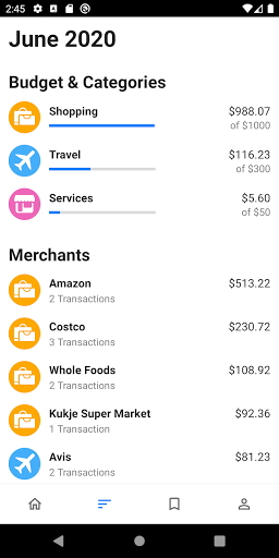 Crystal - Spending and Budget Tr