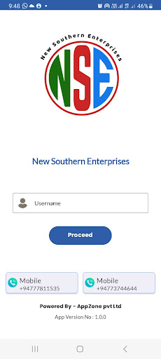 Android application Sales Tracker screenshort