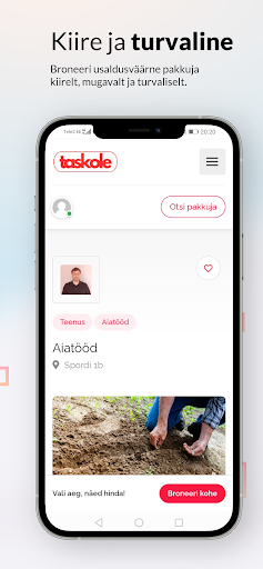 Taskole: telli teostaja. Screen 3