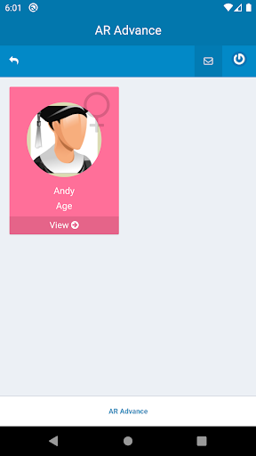 Android application AR2U screenshort