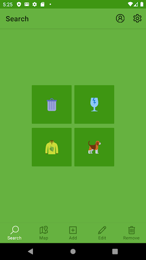Android application Binfinder screenshort