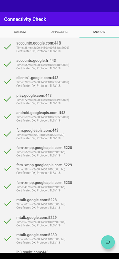 Android application Android Enterprise Net. Check screenshort