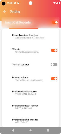 Smart Call Recorder Screen 2