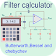 Pro Filter calculator- RC, RL, RLC & active filter icon