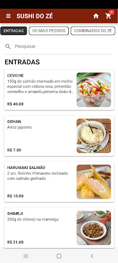 Sushi do Zé Screen 2