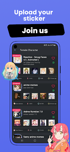 +999K Anime Stickers WASticker - Personalization - apps