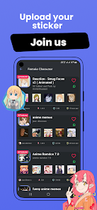 Anime Stickers vStable 4.0 (Premium Unlocked) Gallery 7